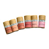 Apotheke DuJardin tallow lip and cheek tint pans in multiple shades with paperboard palette and mirror