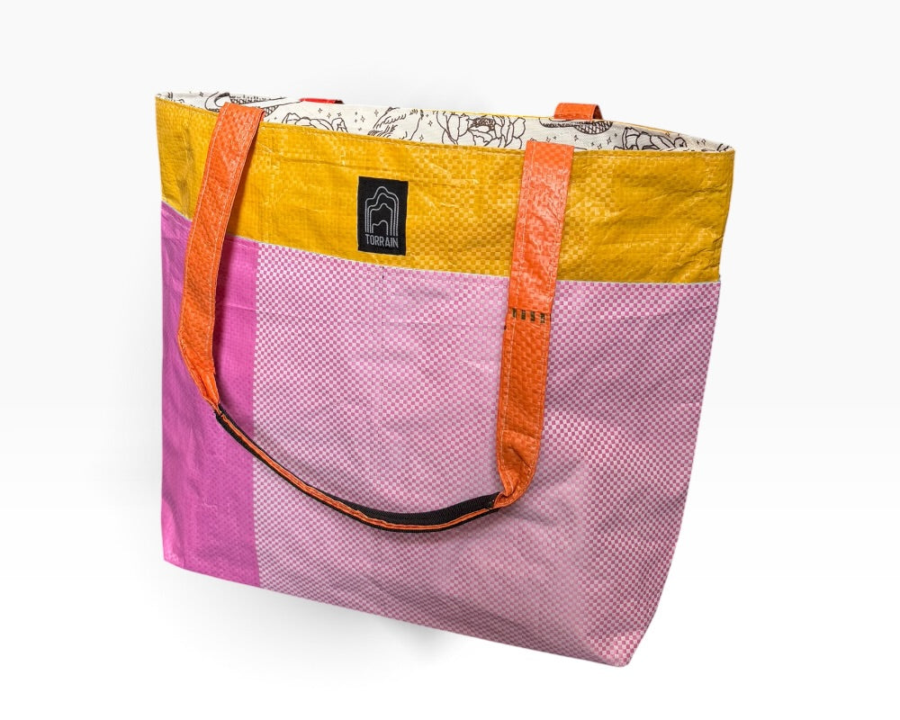 TORRAIN Recycled Barrel Tote – Upcycled Everyday Bag
