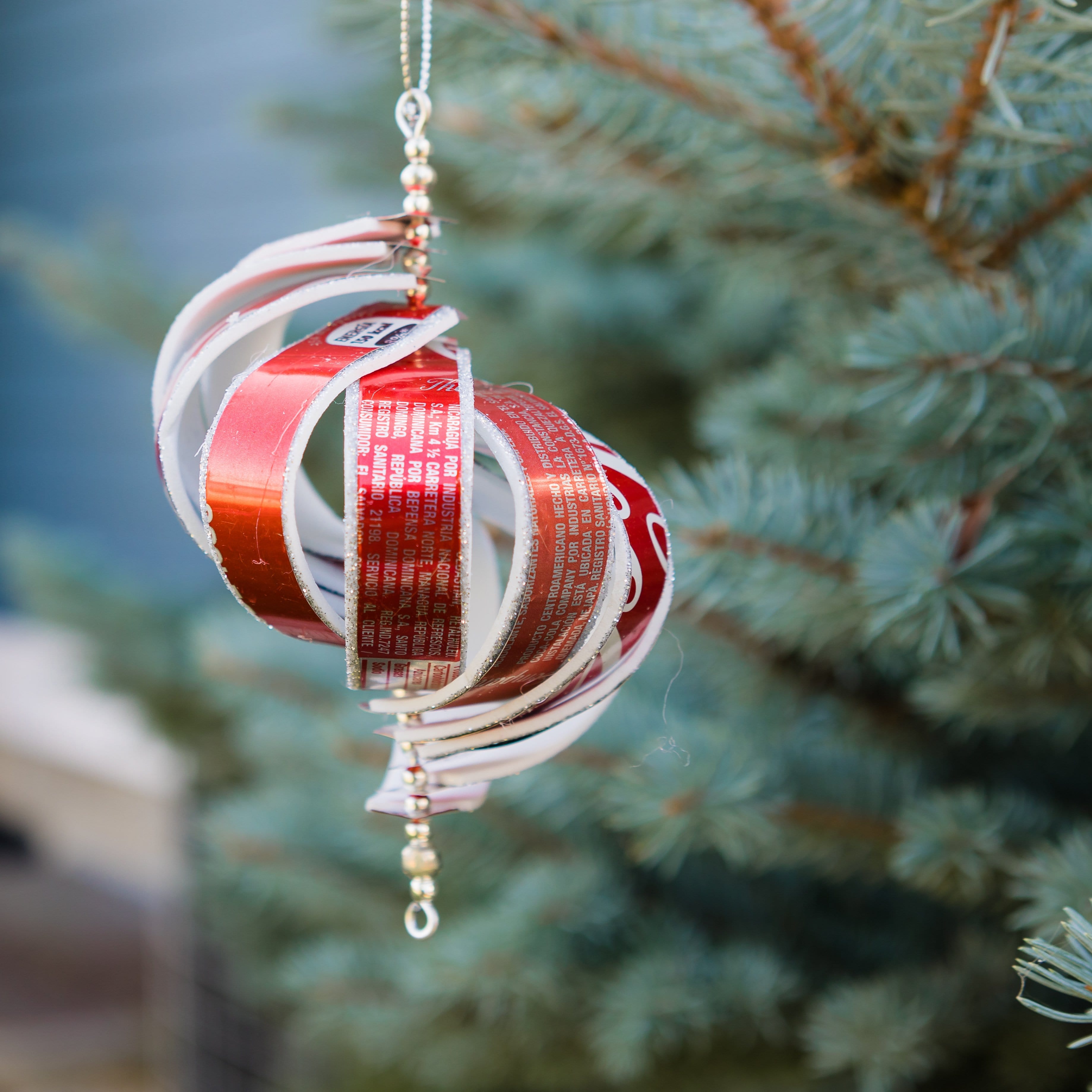 Recycled Spiral Ornament