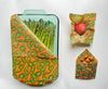Meli Wraps beeswax wrap bulk roll in Kalo print folded for storage