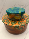Meli Wraps beeswax food wrap in Hawaiiana print pattern