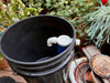 Auto fill float valve compatible with backyard rainwater harvesting and grow tent systems