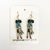 Unique dog & kitty earrings! Laser cut wood, surgical steel hooks, handmade in USA. Perfect for animal lovers. Shop now! 