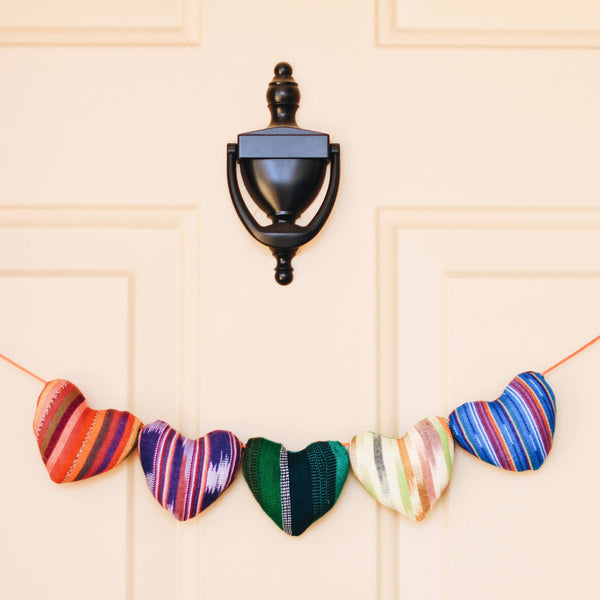 String of Hearts Garland