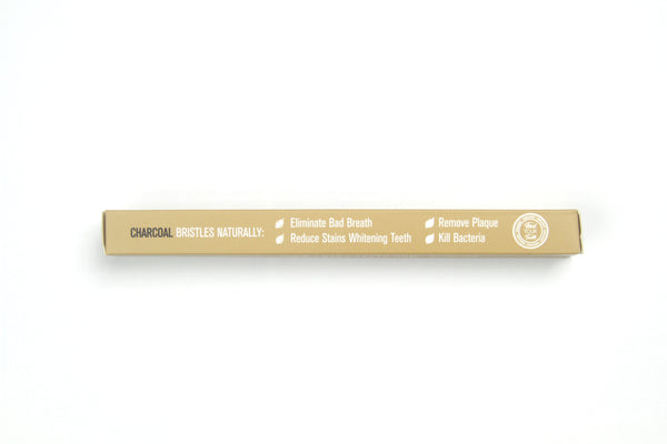 KIDS Bamboo Charcoal Toothbrush - Soft Bristles, BPA & Phthalates Free
