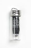 Organic Bamboo Dental Floss - Activated Charcoal Floss in Glass Jar 30m / 33 yds
