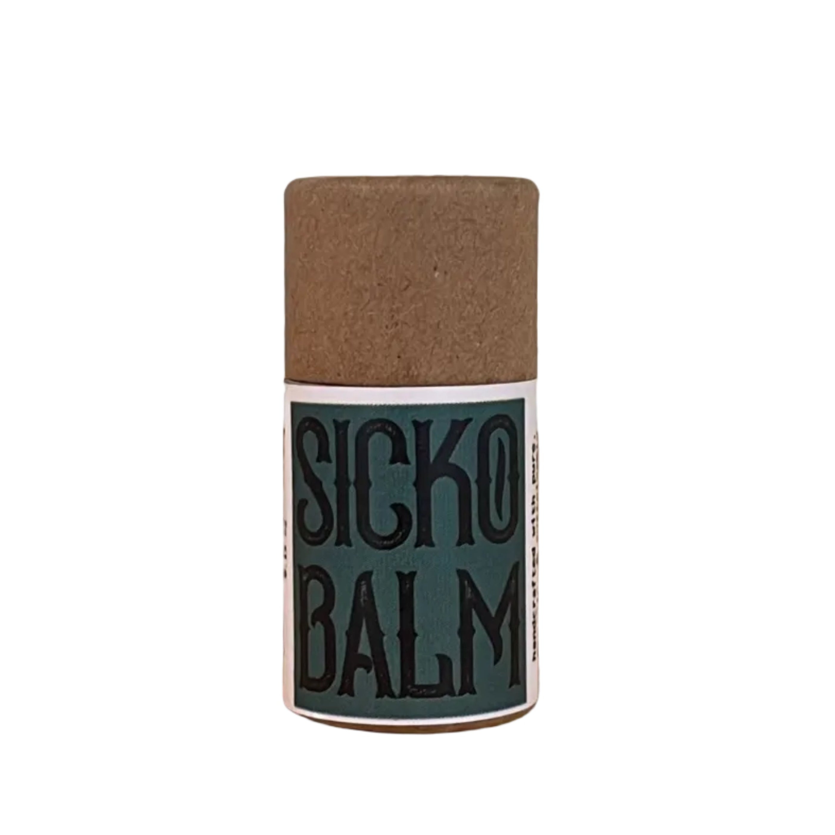 Sicko Balm herbal healing lip balm in compostable tube by Apotheke DuJardin, made with organic lemon balm and beeswax