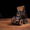 Close-up view of the Quarry Transporter Mining Truck build showing mechanical details