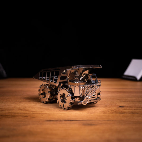 Quarry Transporter Mining Truck model from a side angle highlighting the truck body