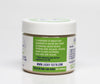 Lucky Teeth organic toothpaste jar showing texture and consistency