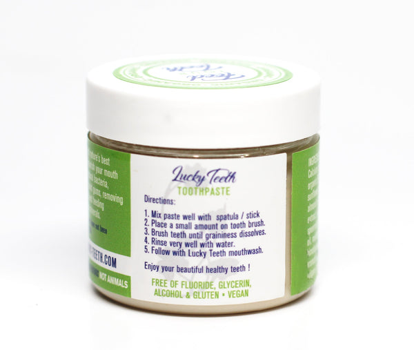 Lucky Teeth remineralizing toothpaste for the whole family — kids and adults