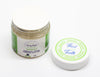 Jar of Lucky Teeth toothpaste with a white background