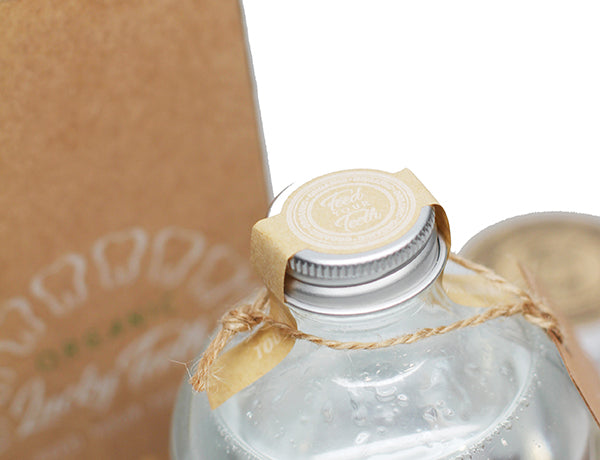 Organic Whitening Mouthwash in Glass Bottle - Natural Mouthwash -