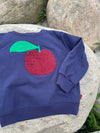 Recycled Cotton Red Apple Kid Sweatshirt