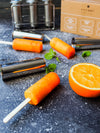 Shop eco-friendly Stainless Steel Popsicle Molds with Reusable Bamboo Sticks. Plastic-free, BPA-free, zero-waste design perfect for sustainable homemade frozen treats. Family-friendly & dishwasher safe.