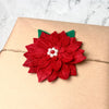 Reusable Poinsettia Gift Bow