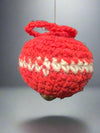 Fair trade wool bulb ornament handmade by women artisans at Refugio Rafael community
