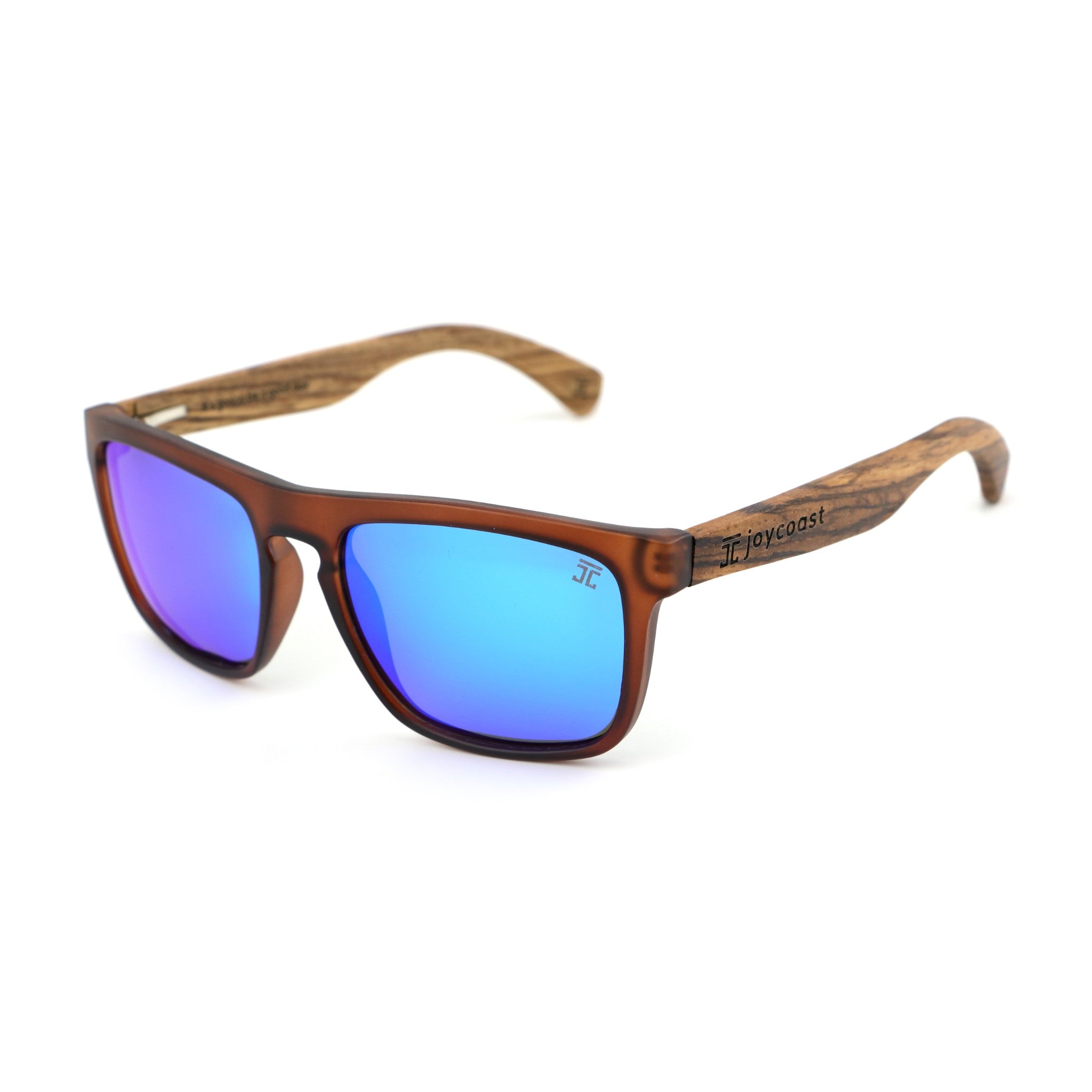 Flash Zebrawood Sunglasses – Polarized UV400 Wooden Frames