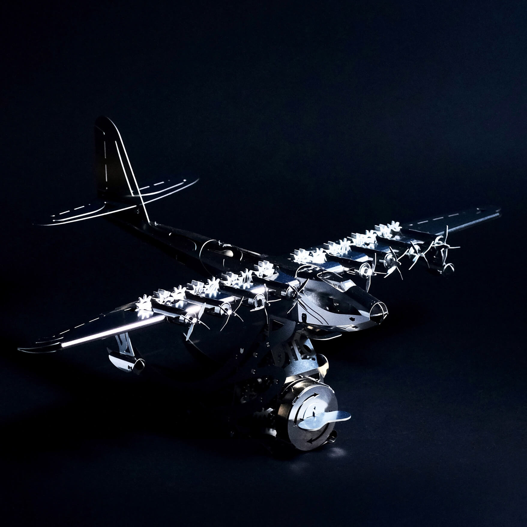 Celestial Hercules Spruce Goose Metal Model Kit - Stainless Steel