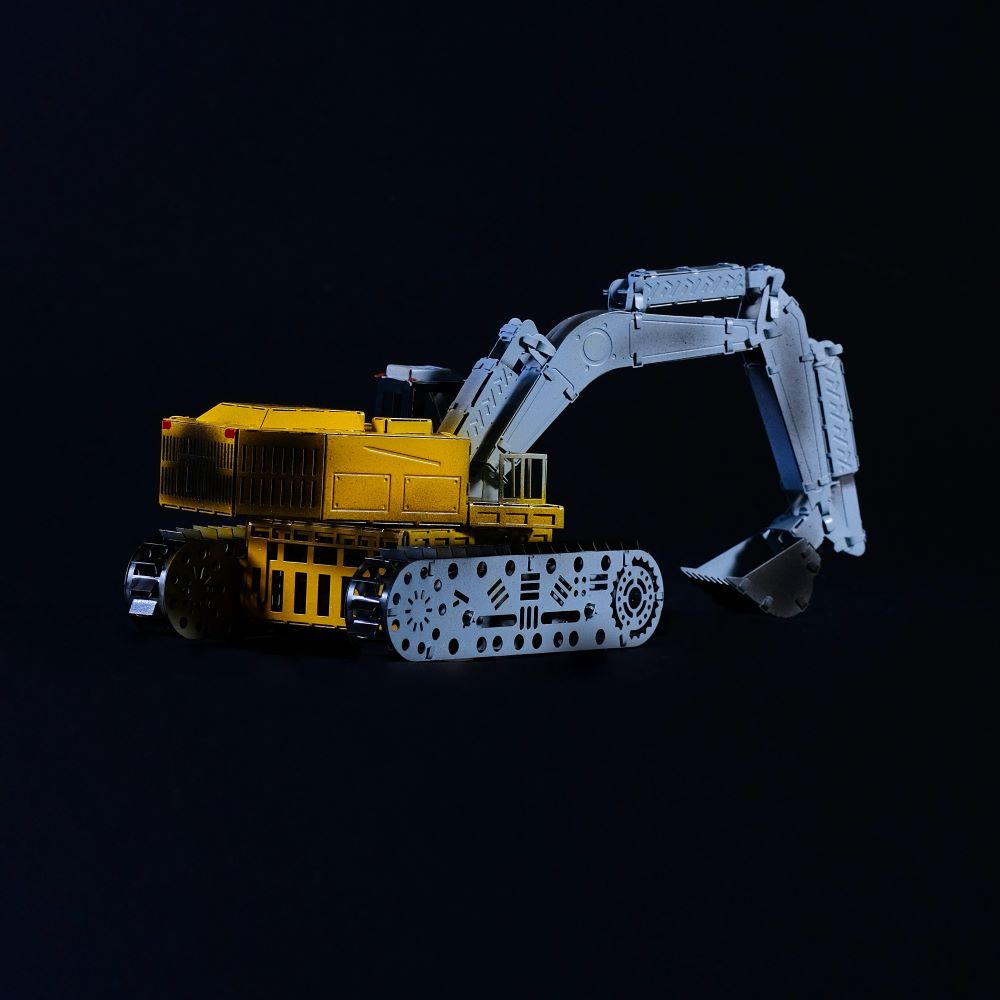 Tireless Digger Excavator Mechanical Model Kit