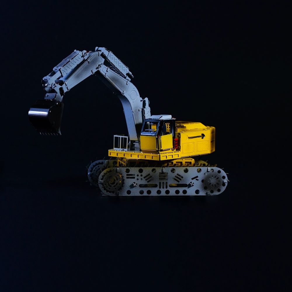 Tireless Digger Excavator Mechanical Model Kit