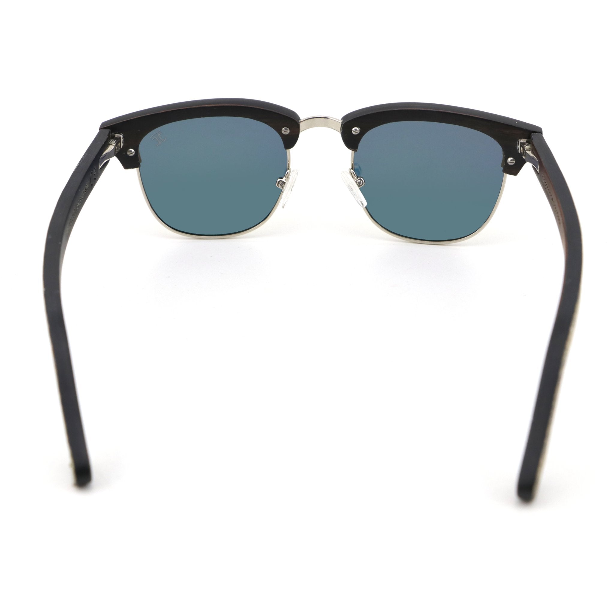 Malcolm 2 Wooden Sunglasses with Abalone Accents | Polarized UV400