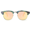 Malcolm 2 Wooden Sunglasses with Abalone Accents | Polarized UV400