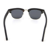 Malcolm 2 unisex wooden sunglasses with UV400 polarized lenses in grey — flat lay view