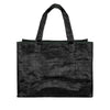 Admin Tote in black — versatile recycled net tote bag by Smateria, ethically handcrafted