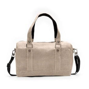 HHPLIFT Carry Handbag in Sand colour, versatile eco-friendly handbag with zippered closure and multiple pockets