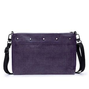 HHPLIFT Plus Crossbody bag in dusk colour crafted from reclaimed industrial net