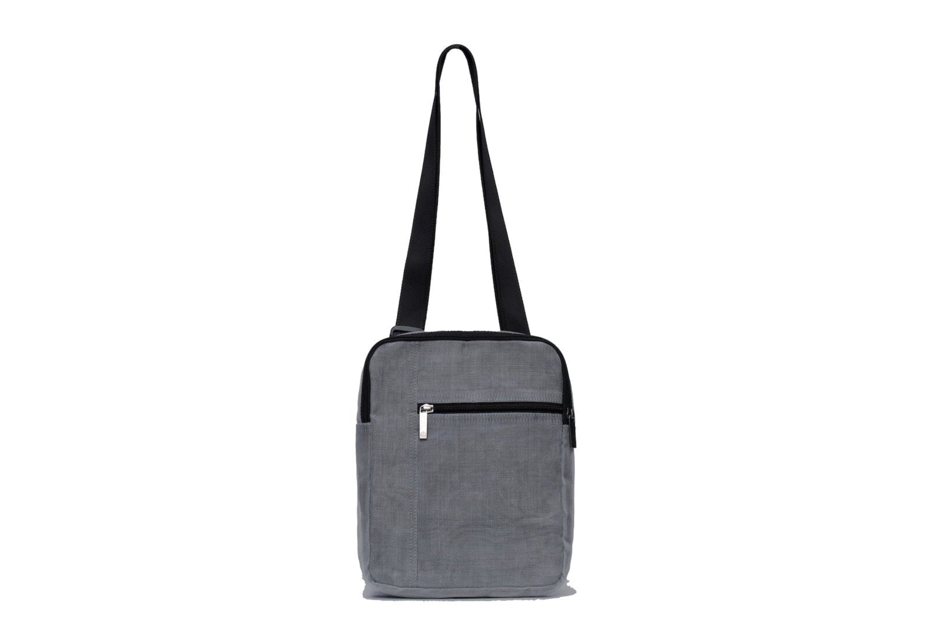 HHPLIFT Prop Crossbody Bag in charcoal with adjustable strap and zip pockets