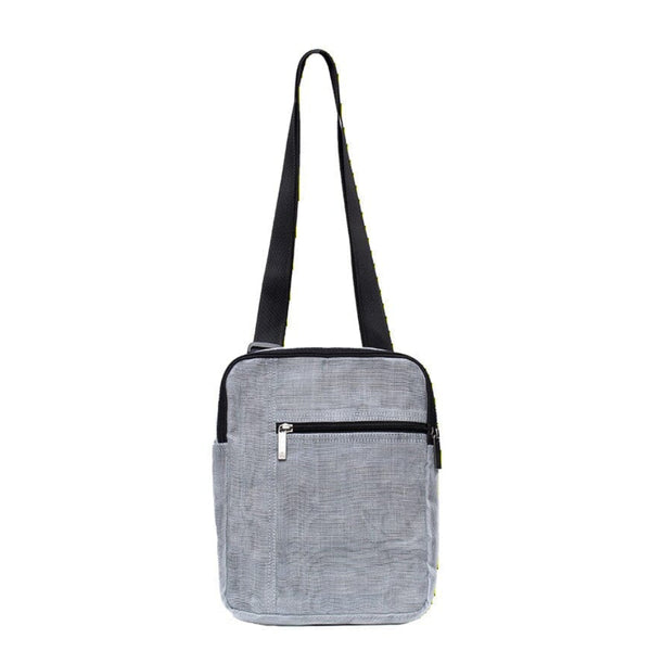 HHPLIFT Prop Crossbody Bag in grey handmade sustainable everyday carry