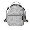 Stella Mini Backpack in grey by Smateria – compact sporty mini backpack with zip exterior pockets