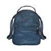 Stella Mini Backpack in lake blue by Smateria – eco-friendly handmade bag with luminous net finish