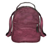 Stella Mini Backpack in bordeaux net by Smateria – adjustable strap mini backpack made in Cambodia