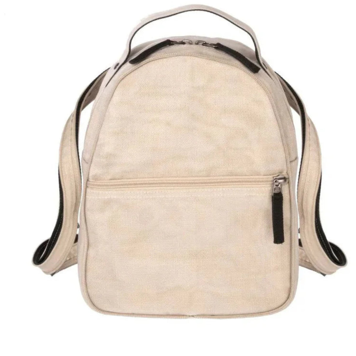 Stella Mini Backpack in sand net by Smateria – water-resistant sustainable mini backpack with subtle sheen