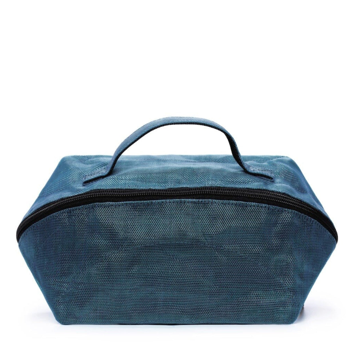 Topbar Makeup Bag in Lake Blue – sustainable mesh pocket makeup bag by HHPLIFT