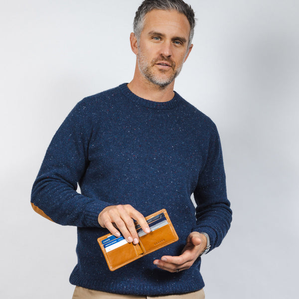 Large Billfold Wallet - Natural