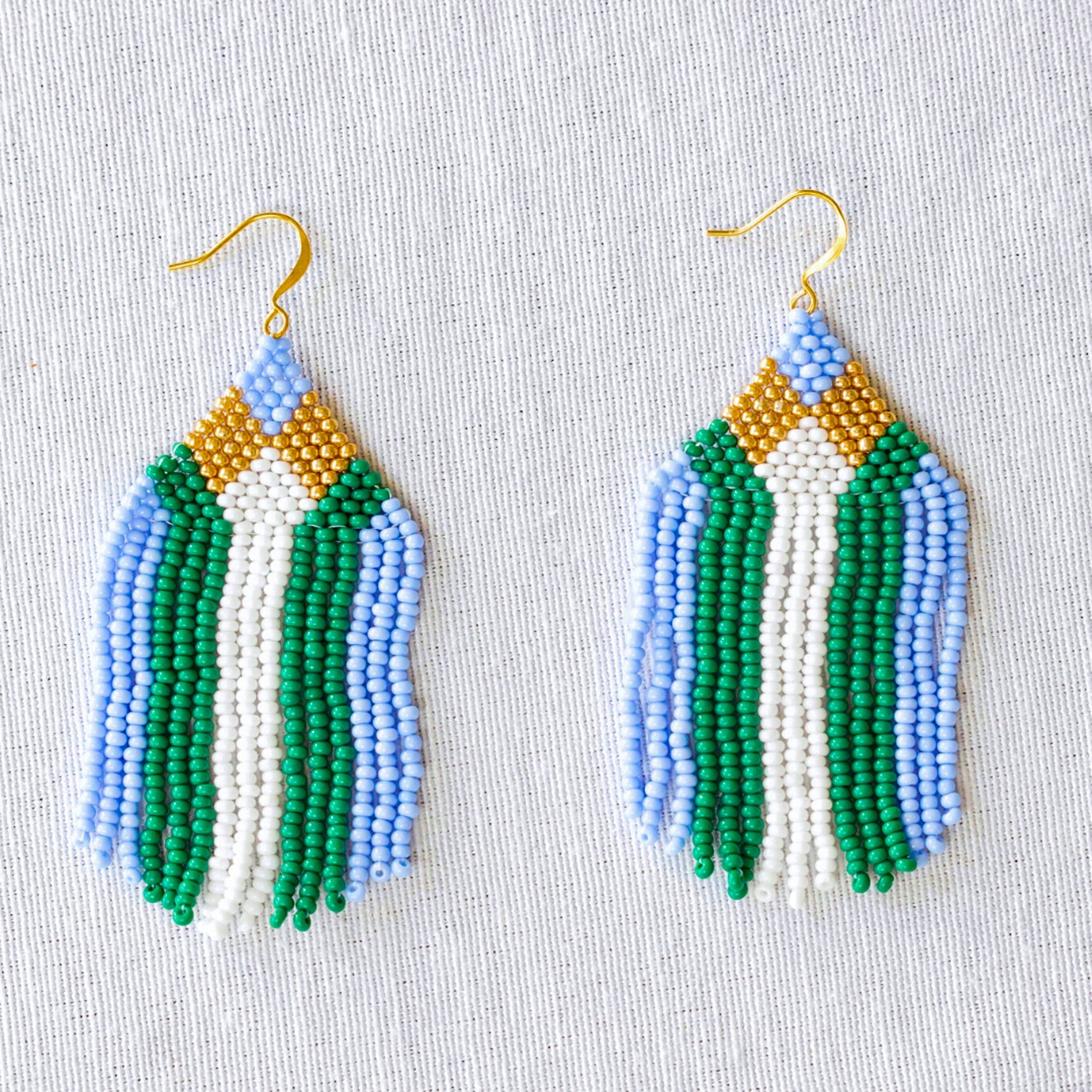 Gabby Seed Bead Earrings