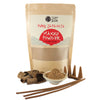 100% pure Japanese Makko powder in a resealable recycled zip-lock bag for incense making