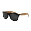 Mozz American walnut wooden sunglasses side profile by Joycoast