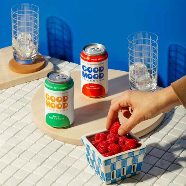 Juicy Bounce Pack kombucha sampler by GoodMood Kombucha