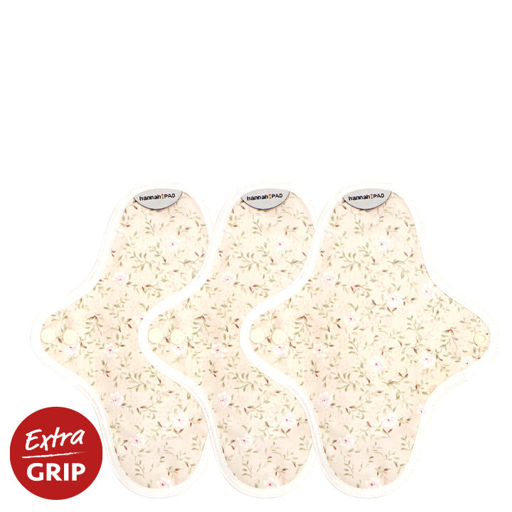Organic Reusable Pantyliners – 3 Pack | Certified Organic Cotton Cloth Pads
