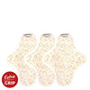 Organic Reusable Pantyliners – 3 Pack | Certified Organic Cotton Cloth Pads