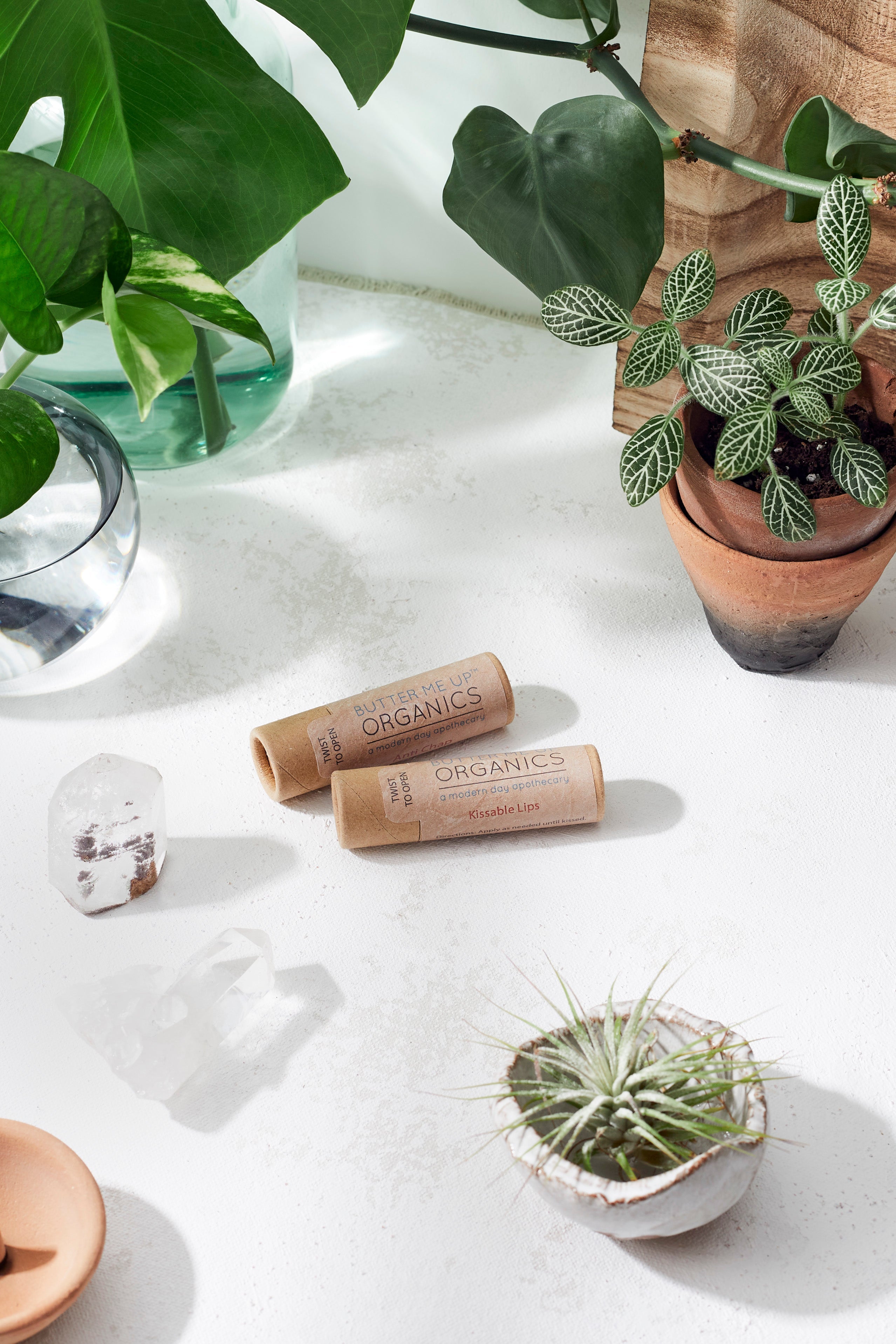 Butter Me Up Organics Kissable Lips chapstick lip balm with organic lavender and vanilla