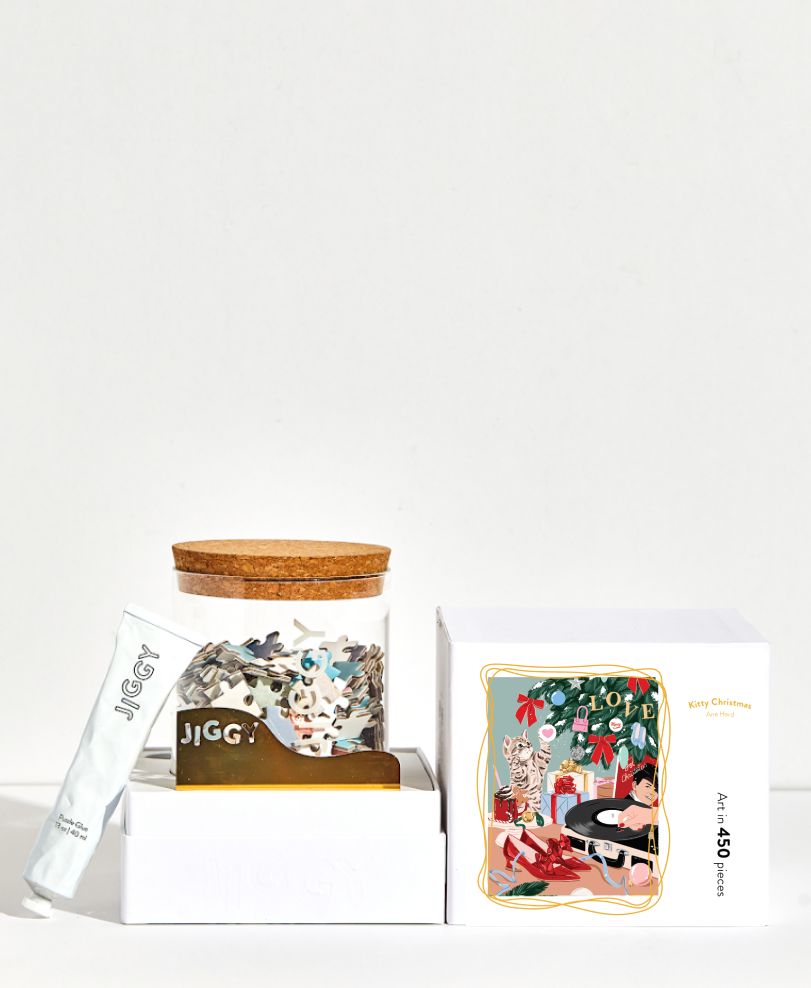 JIGG product with a card on a white background