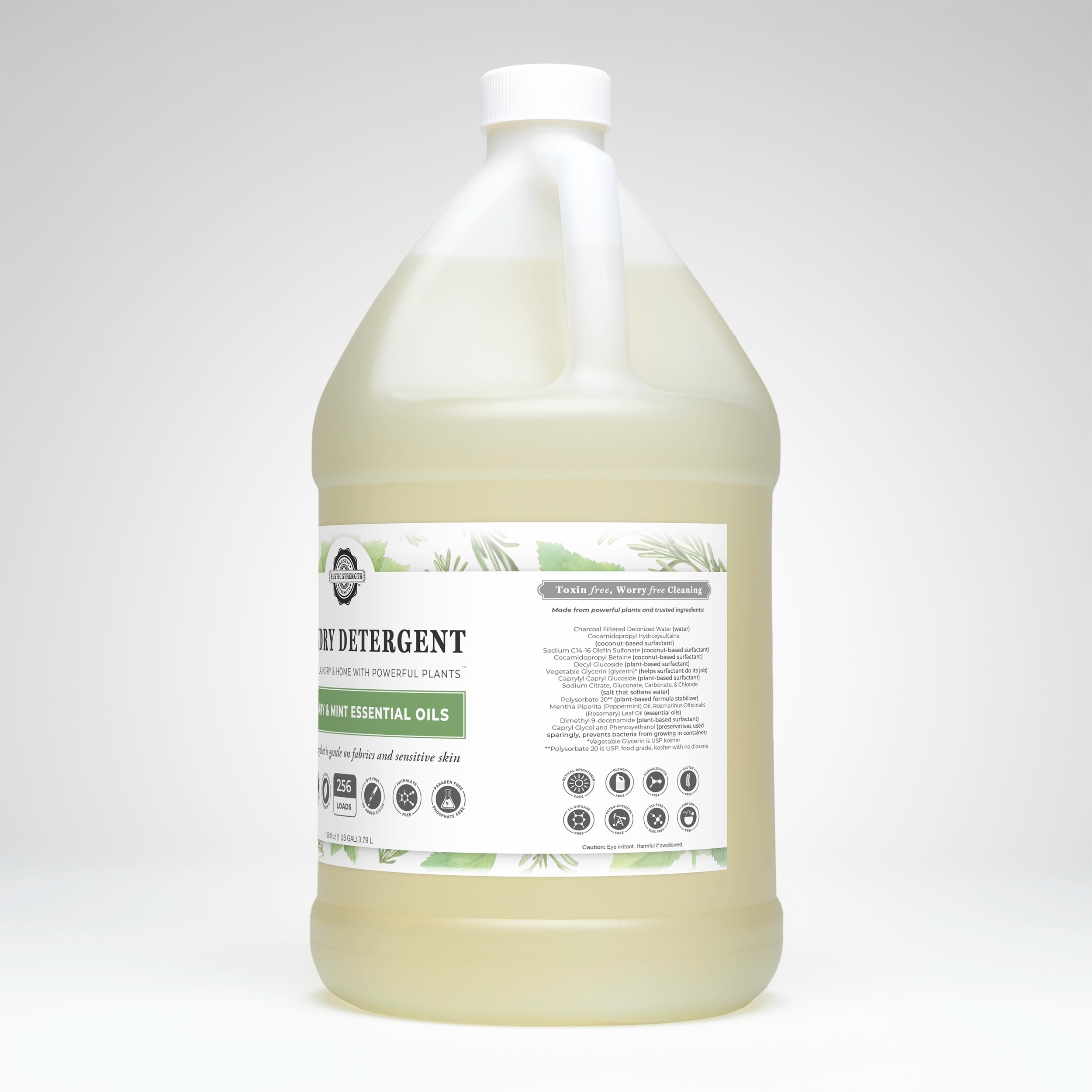 Rosemary & Mint Liquid Laundry Detergent | Natural, Concentrated & Eco-Friendly