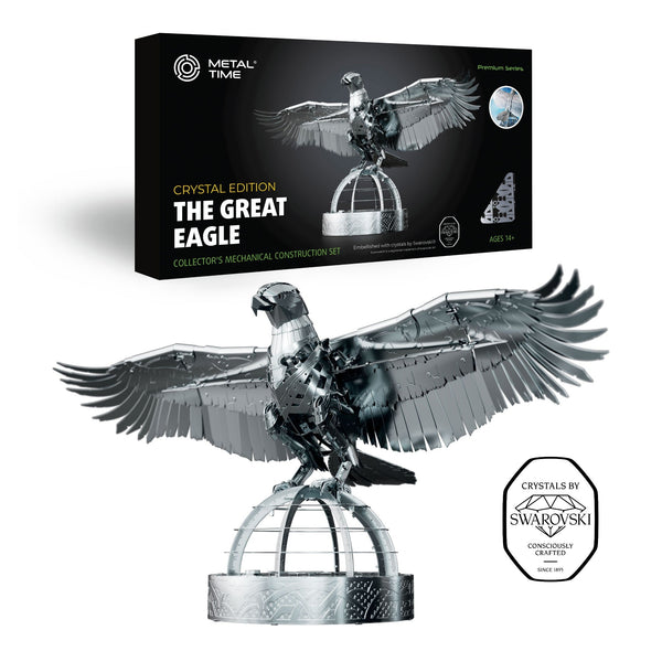 Great Eagle Silver Armor Model Kit with SWAROVSKI® Crystals