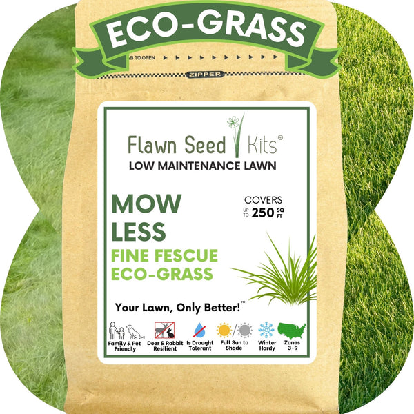 low maintenance lawn grass seed Mow Less Grass Seed